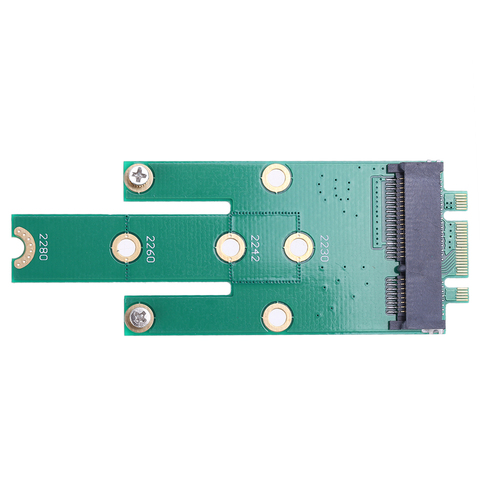 NGFF M.2 B + M Key to mSATA Mini PCI-E PCI-Express SATA 3.0 SSD Male Converter Adapter Card For 2242/2260/2280 m2 ngff SSD ► Photo 1/6