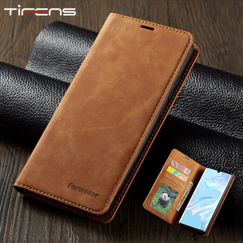 Magnetic Leather Case For Huawei Mate 20 30 P20 P30 P40 Pro Lite P Smart Plus 2022 Honor10lite Wallet Card Flip Phone Cover ► Photo 1/6