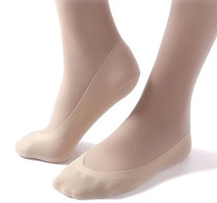 Free Shipping 10pcs=5 pairs/lot  Bamboo fiber Women's  invisible Socks, anti- slip high quality summer slipper woman lady sox ► Photo 1/6