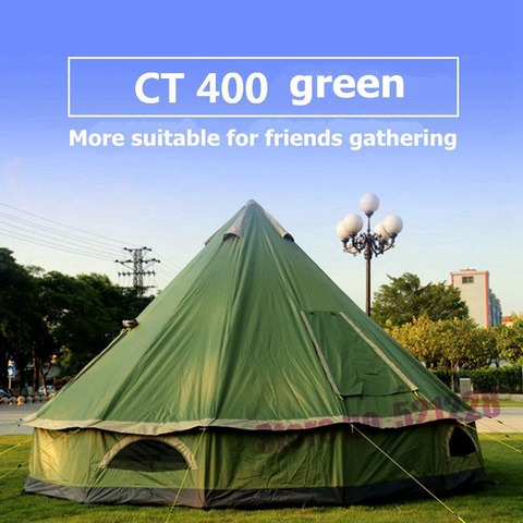 2022 Huge 5 6 8 Person Mongolia Glamming Yurt Family Sun Shelter Travel Awning Hiking Canopy Beach Relief Outdoor Camping Tent ► Photo 1/6