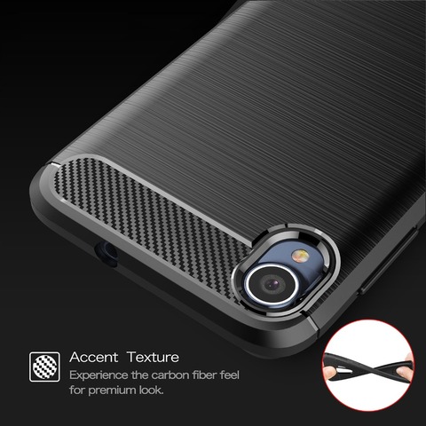 Carbon Fiber Coque Cover 5.5For Asus Zenfone Live L1 Za550Kl Case For Asus Zenfone Live L1 Za550Kl Phone Back Coque Cover Case ► Photo 1/6