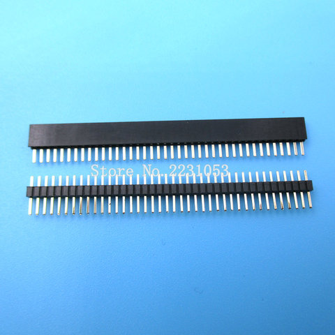 20PCS/Lot 1x40 Pin 1.27 mm Single Row Female & Male Pin Header connector ► Photo 1/1