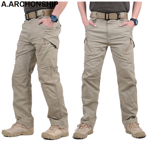 2022 IX9 II Men Militar Tactical Pants Combat Trousers SWAT Army Military Pants Mens Cargo Outdoors Pants Casual Cotton Trousers ► Photo 1/6