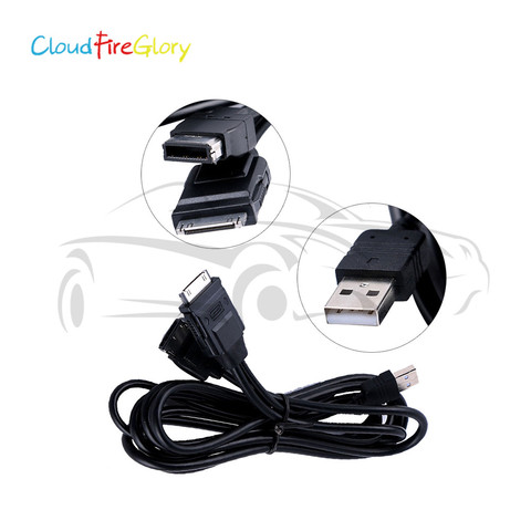 CloudFireGlory For Pioneer CD-IU201S to IPod IPhone 4 4S 5 5C 6 6S Plus IPAD Mini Set 8-PIN to 30-PIN AUX Adapter Cable ► Photo 1/2