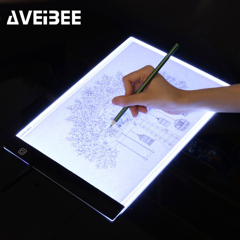 LED lighted Drawing Board A4 light Pad Drawing Tablet Tracing Pad Sketch  Book Blank Canvas for Painting Watercolor Acrylic Paint - Price history &  Review, AliExpress Seller - AVEIBEE Official Store