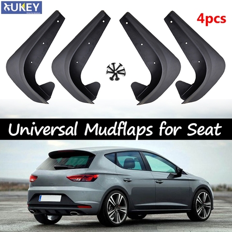 4pcs Universal Mud Flaps Mudflaps Splash Guards Mudguards Front Rear For Seat Alhambra Altea Cordoba Exeo Ibiza Leon Toledo Mii ► Photo 1/6