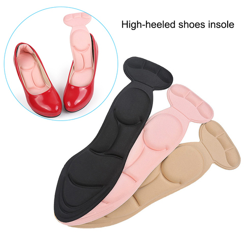 1 Pair Insoles Breathable Anti-slip Insole for feet Pad Inserts Heel Post Back for Women High Heel Shoe ► Photo 1/6