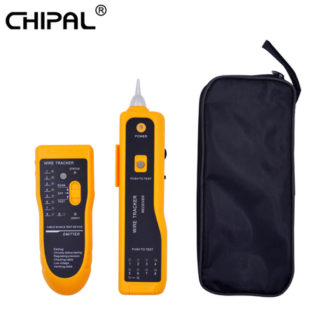 CHIPAL JW-360 LAN Network Cable Tester Cat5 Cat6 RJ45 UTP STP Line Finder Telephone Wire Tracker Tracer Diagnose Tone Tool Kit ► Photo 1/1