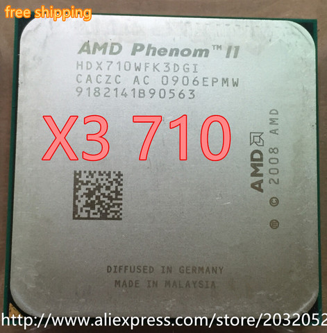 AMD Phenom II X3 710   2.6GHz Socket AM3 938-pin Processor 95W Triple-Core 1.5M Desktop CPU  in stock 710 can work ► Photo 1/1