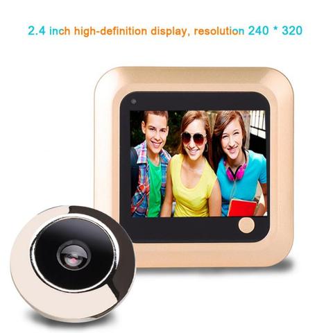 2.4 inch 240*320 Digital Door Doorbell LCD Color Screen 145 Degree Peephole Viewer Eye Doorbell Outdoor Door Bell ► Photo 1/6