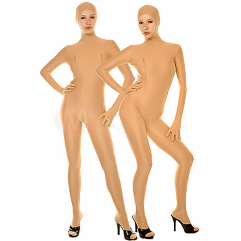 Ainclu New Cheap Halloween Lycra Spandex Catsuit Skin Color Bodysuit Rush order/Same day shipping/24-hour ship-out service ► Photo 1/1