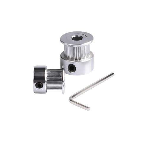 3D Printer Parts GT2 20Teeth 16 Teeth 20 Teeth Bore 5/8MM Timing Aluminum Pulley For GT2-6MM Open Timing Belt Synchronous Gear ► Photo 1/6