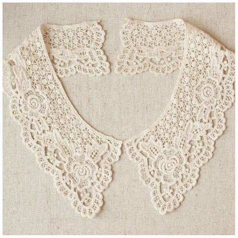 Vintage Original Lace Collar Dress Sewing Craft Neckline Sweater Neckline Collar Applique Trims Scrapbooking ► Photo 1/4