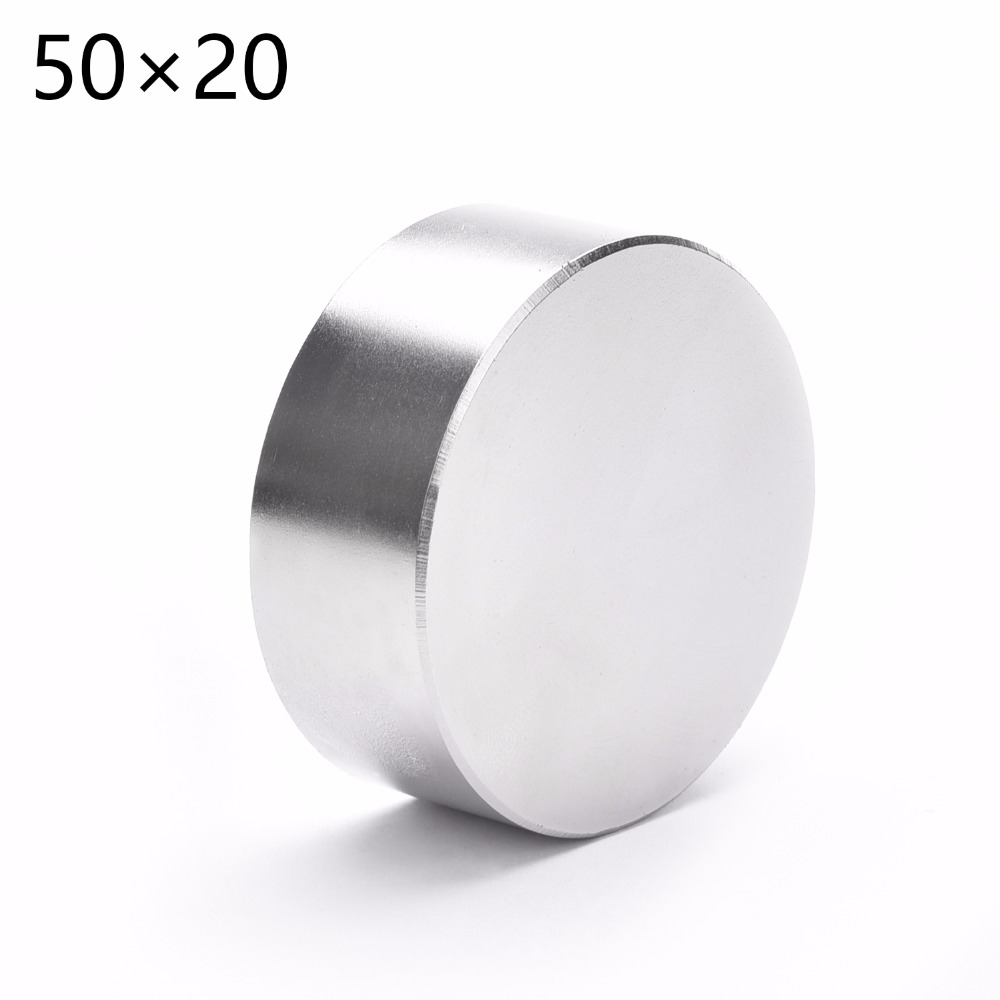 1Pcs 40*20mm NdFeB N52 Super Strong Round Neodymium Rare Earth Magnet Block 