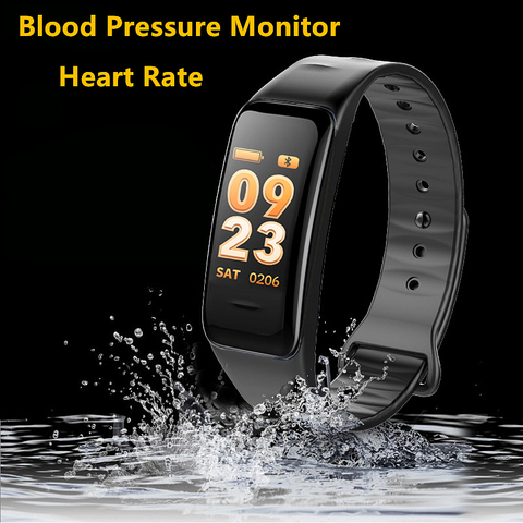 Bluetooth Smart Wristband Band Blood Pressure & Heart Rate Monitor Waterproof Fitness Bracelet Sleep Tracker for Sports Health ► Photo 1/6