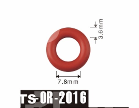 free shipping Tenso 7.8x3.6 mm fuel injector O'Rings ORings O Rings O-Rings for cars TS2016 ► Photo 1/1