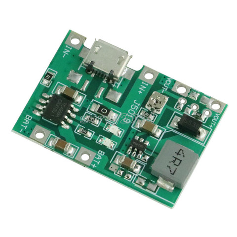 Lithium Li-ion 18650 3.7V 4.2V Battery Charger Board DC-DC Step Up Boost Module Integrated Circuits ► Photo 1/4