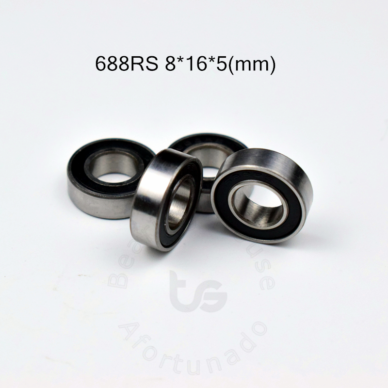 MR85-2RS 10 PCS Rubber Sealed Ball Bearings 5 x 8 x 2.5 mm 5*8*2.5 BLACK 