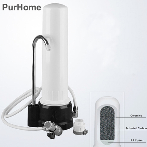 Household Ceramics Water Purifier Ultrafiltration Kitchen Desk Water Filter Alkaline Indirect Drink Straight Filters  ► Photo 1/1
