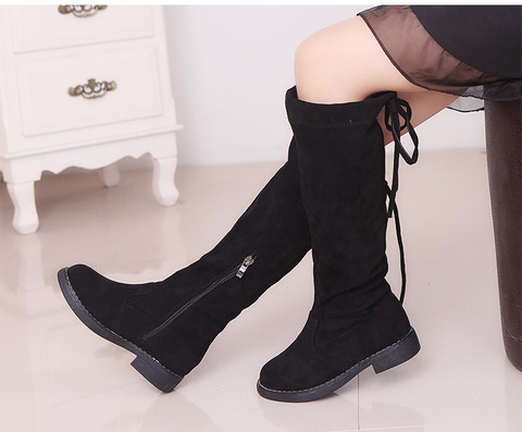 New children's boots Girls Knee-high Boots Princess Edition Children's Tall Boots Children High Kids Shoes Bota Kids ► Photo 1/6