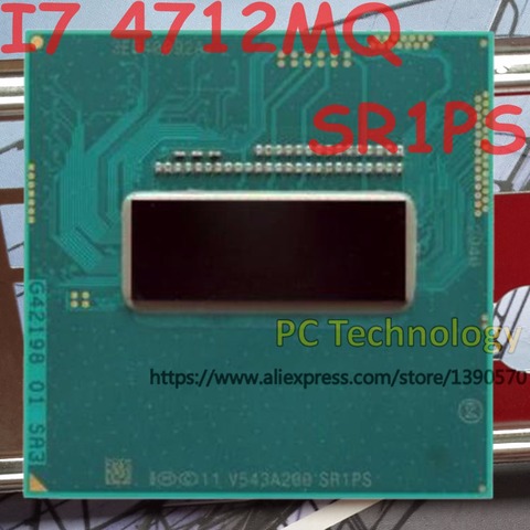 Original Intel Core I7 4712MQ SR1PS CPU I7-4712MQ processor 2.30GHz-3.3GHz L3=6M Quad core free shipping ship out within 1 day ► Photo 1/2