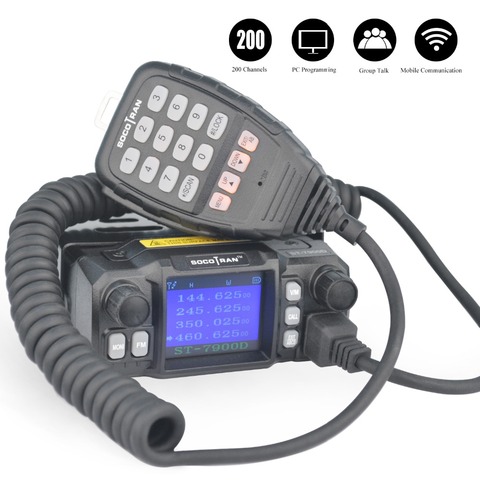 TO RU ST-7900D 25W Quad Band Mobile Radio Walkie Talkie 136-174/220-260/350-390/400-480MHZ 4 Bands FM Transceiver Mini Car Radio ► Photo 1/6