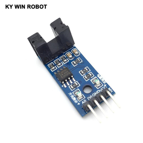 1PCS Slot Type IR Optocoupler Speed Sensor Module LM393 For Arduino Groove Coupler Sensor 3.3V-5V Connect Relay Buzzer Module ► Photo 1/6