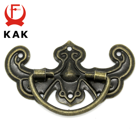 KAK 10pcs Classical Bronze Tone Pattern Drawer Cabinet Desk Door Jewelry Box Pulls Handle Knobs Two Size With Furniture Hardware ► Photo 1/6