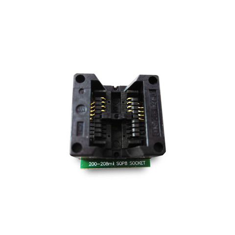 HAILIANGNIAO  1PCS/lot 200mil 208mil Wide SOP8 to DIP8 IC socket Programmer adapter Socket OTS-20-1.27-01 for 25xx eeprom flash ► Photo 1/2