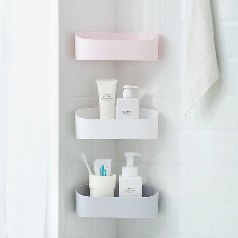 Plastic Bathroom Storage Rack, Kitchen Paste Organizer