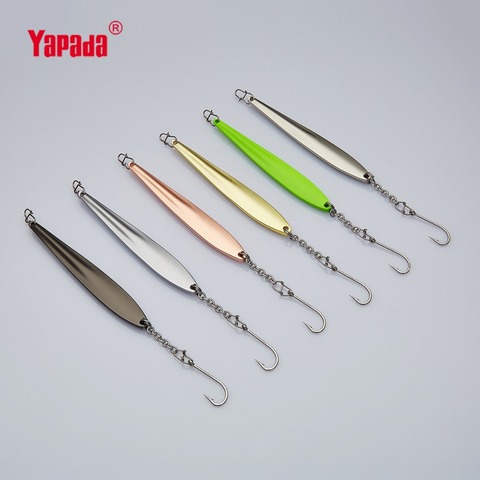 YAPADA Ice Fishing 511 Javelin 10g 79mm Single Hook Multicolor Metal Jigging Spoon Fishing Lures ► Photo 1/6