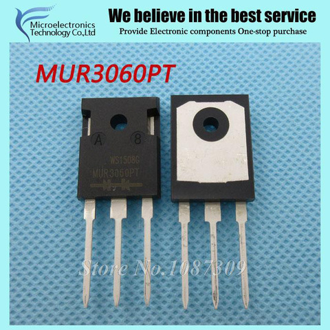 5PCS MUR3060PT MUR3060 TO-247 fast recovery diode new original ► Photo 1/1