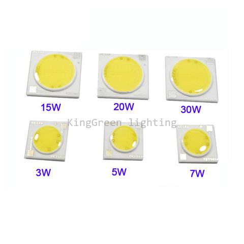 10X High quality AC220V ceramic cob led chip integrated LED driving technology AC COB 3~30W available free shipping ► Photo 1/1