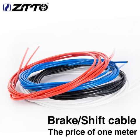 ZTTO Bike Parts MTB Road Bike Bicycle Brake Shift Cable Hose Wire Control Line Hose Brake Cable Housing ► Photo 1/5