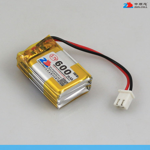 In the 600mAh 402030*3 3.7V polymer lithium battery 402030x3 tachograph 122030 Rechargeable Li-ion Cell ► Photo 1/5