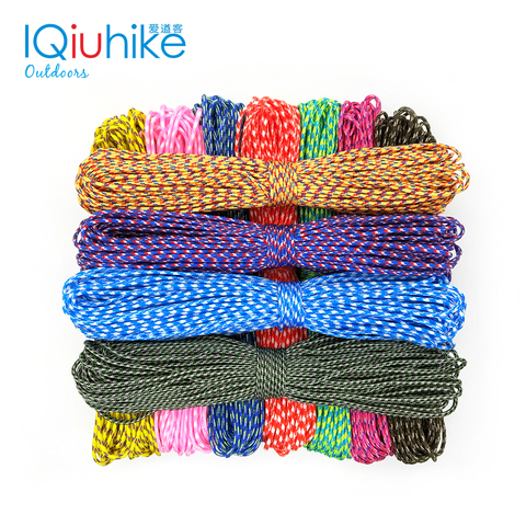 IQiuhike 50FT Paracord 2mm one stand Cores Paracord for Survival Parachute Cord Lanyard Camping Climbing Camping Rope ► Photo 1/6