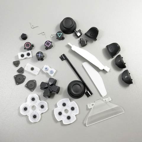 Full housing repair parts D-Pad Circle Square Triangle X Button set For Sony Playstation 4 PS4 Controller ► Photo 1/1
