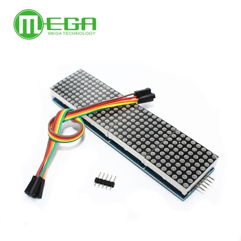 1pcs MAX7219 Dot Matrix Module For Microcontroller 4 In One Display with 5P Line ► Photo 1/3