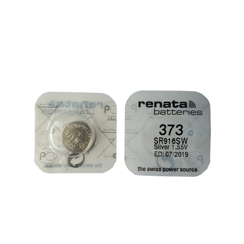2pcs renata Silver Oxide Watch 373 SR916SW 916 1.55V 100% renata 373 renata 916 battery ► Photo 1/1