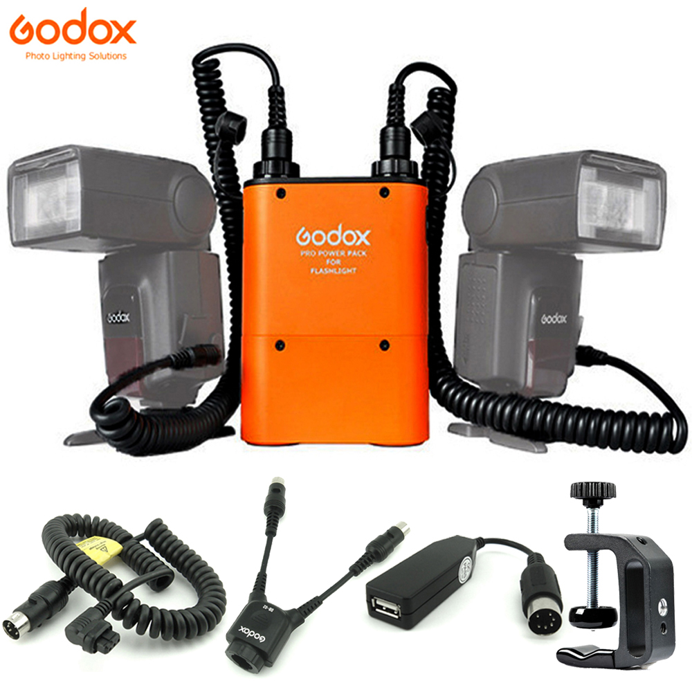 Godox PROPAC Li-ion Power Pack PB960 Flash Battery CX Cable For