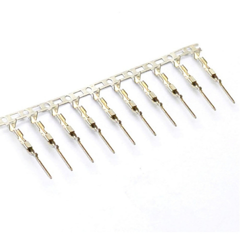 200pcs/LOT Dupont Jumper 2.54mm Terminals Dupont Jumper Wire Cable Terminal 2.54mm male, Pin Crimp Terminal Connector ► Photo 1/6