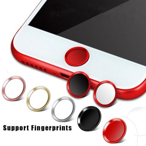 Support Fingerprint Unlock Touch Key ID Home Button Sticker Protector Keypad Keycap For IPhone 5s 5 SE 4 6 6s 7 Plus ► Photo 1/6