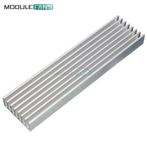 100x25x10mm Aluminum Heat Sink Cooling LED Power IC Transistor For Computer ► Photo 1/5