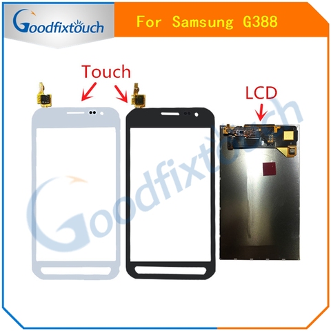 For Samsung Galaxy Xcover 3 SM-G388F G388 G389 Touch Screen Digitizer Sensor Glass + LCD Display Panel ► Photo 1/1