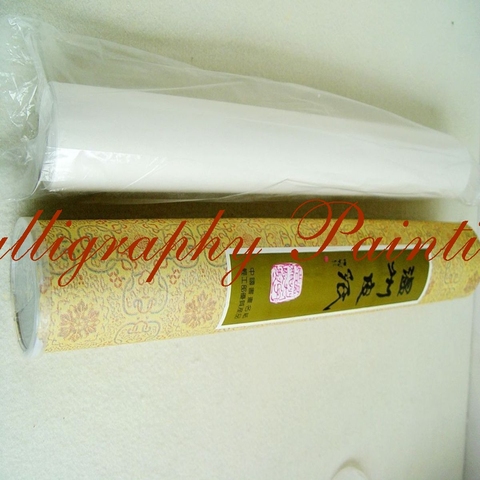 Wenzhou Rice Xuan Paper Mulberry Bark Fiber Roll Ink Brush Painting Calligraphy ► Photo 1/1