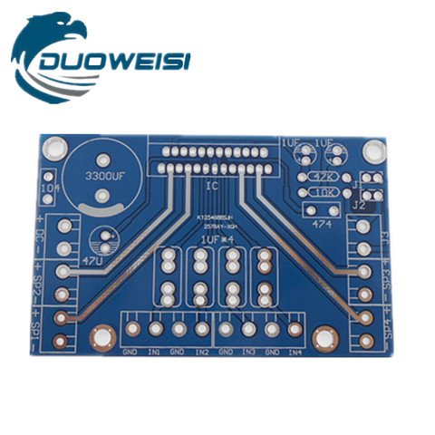 TDA7388 PCB four-channel 4X41W PCB blank board compatible with 7850 50*80*1.6mm Single DC 12-14.5V ► Photo 1/3