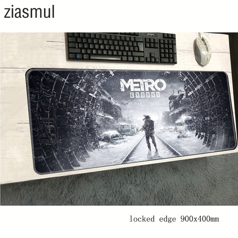 metro 2033 mouse pad 900x400x2mm mats Personality Computer mouse mat gaming wrist rest large mousepad keyboard games pc gamer ► Photo 1/5
