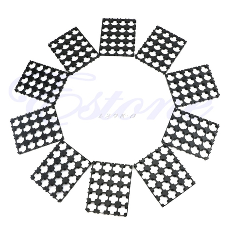 1 Set 10Pcs 4x5 Cell Spacer 18650 Battery Radiating Shell Pack Plastic Heat Holder ► Photo 1/1