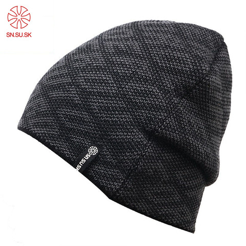 Winter Warm Wool Snowboard Knit Skating Lot Wool Caps Brand Ski Hats Skullies Beanies For Men Women Gorros De Lana ► Photo 1/6