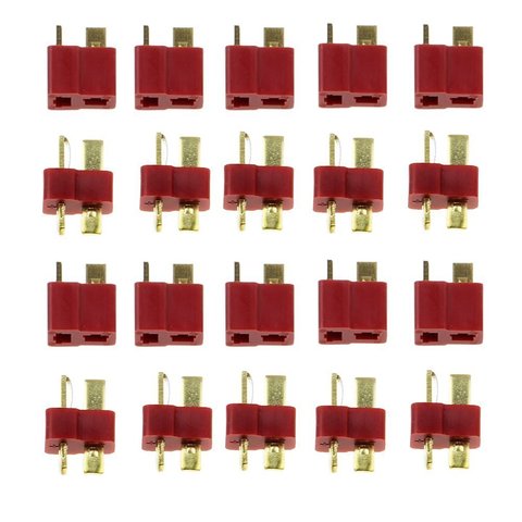 10Pair T Plug Male & Female Connectors Deans Style For RC LiPo Battery ESC T Plug Quadcopter Racing frame Crossing frame ► Photo 1/4